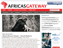 Tablet Screenshot of africasgateway.com